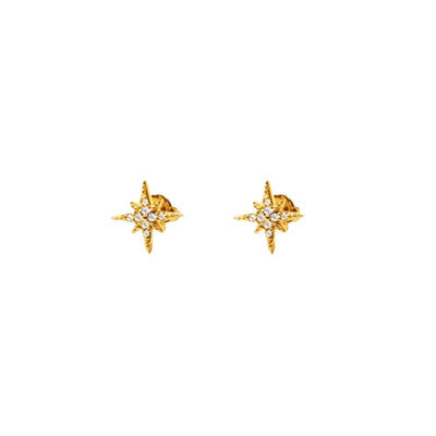 Crystal Solaire Stud Earrings
