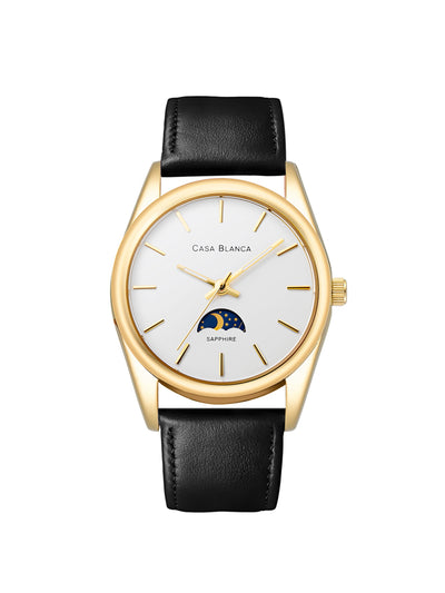 Solaire Moonphase Gold Watch